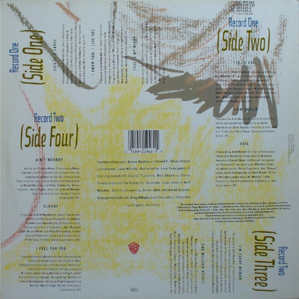 Chaka Khan - Life Is A Dance - The Remix Project | Warner Bros. Records (925 946-1) - 10