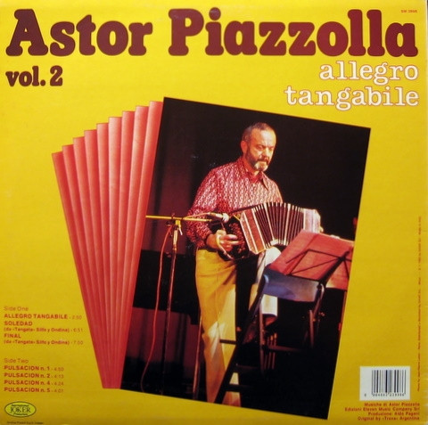 Astor Piazzolla - Vol. 2 - Allegro Tangabile | Joker (SM 3998) - 2
