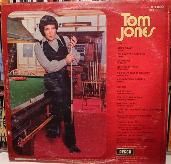 Tom Jones - Tom Jones Sings She's A Lady | Decca (SKL 5089) - 2 Tom Jones - Tom Jones Sings She's A Lady | Decca (SKL 5089) - 2