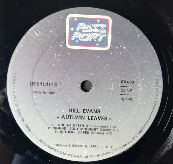 Bill Evans - Autumn Leaves | Lotus (LPPS 11.111) - 4