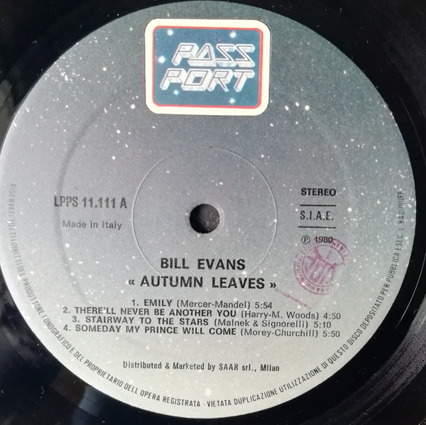 Bill Evans - Autumn Leaves | Lotus (LPPS 11.111) - 3