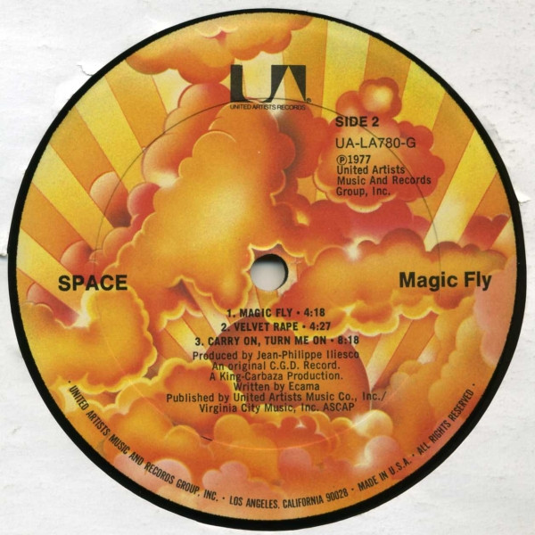 Space - Magic Fly | United Artists Records (UA-LA780-G) - 4