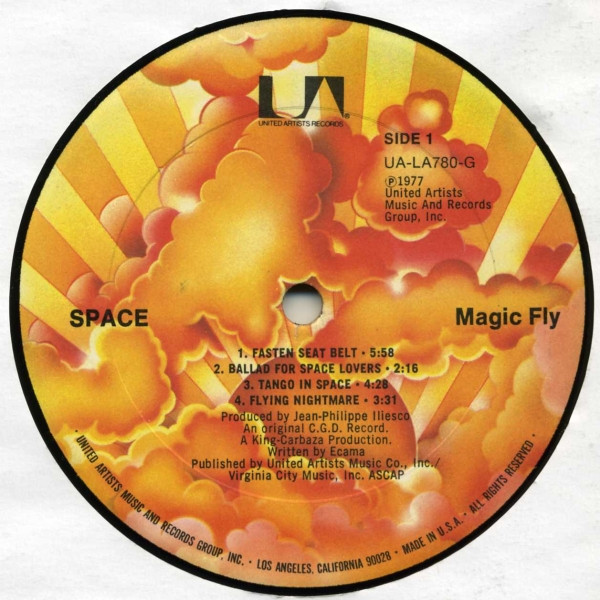 Space - Magic Fly | United Artists Records (UA-LA780-G) - 3