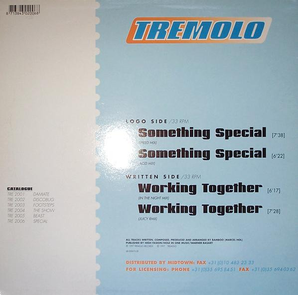 Bamboo - Something Special / Working Together | Tremolo (TRE 2006) - 2