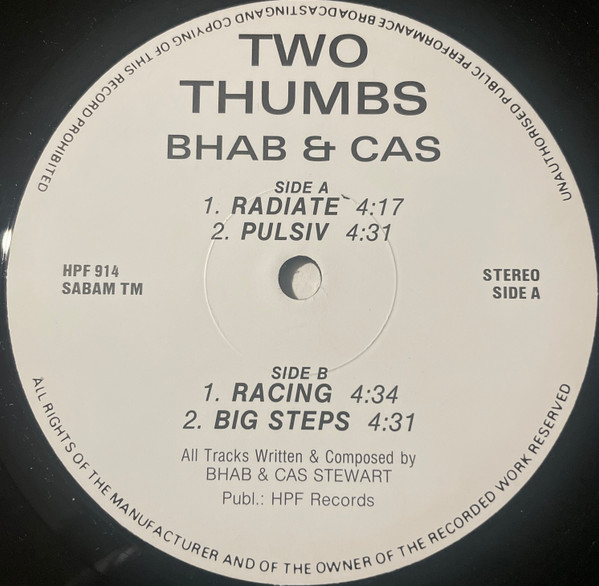 Bhab & Cas Stewart - Two Thumbs | Mikki House (HPF 914) - 2