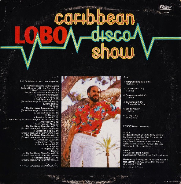 Lobo - The Caribbean Disco Show | F1 Team (LP 3344)