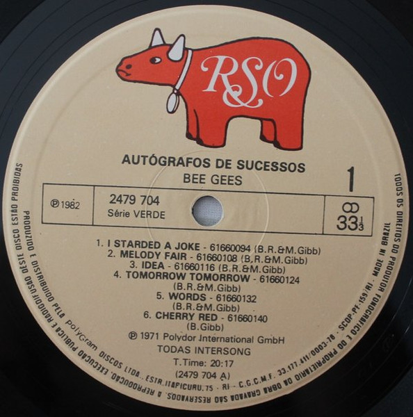Bee Gees - Autógrafos De Sucesso | RSO (2479 704) - 3