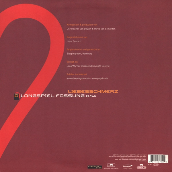 Schiller - Liebesschmerz | What's Up ?! (563 735-1) - 2 Schiller - Liebesschmerz | What's Up ?! (563 735-1) - 2