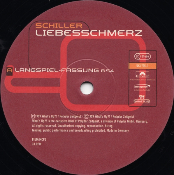 Schiller - Liebesschmerz | What's Up ?! (563 735-1) - 4 Schiller - Liebesschmerz | What's Up ?! (563 735-1) - 4