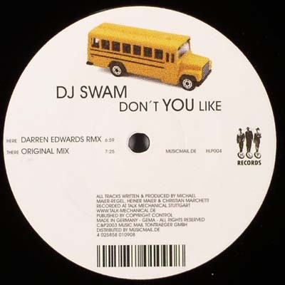 DJ Swam - Don't You Like | HLP Records (HLP004)
