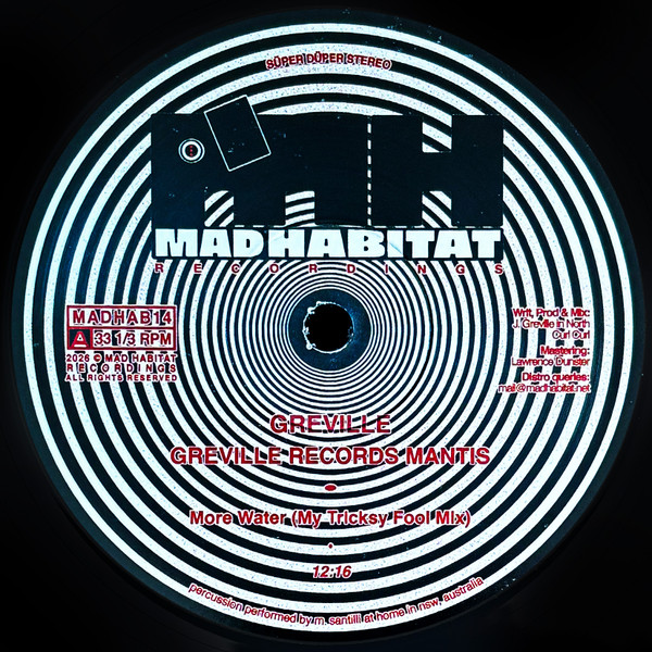 Greville - Greville Records Mantis | Mad Habitat Recordings (MADHAB14)