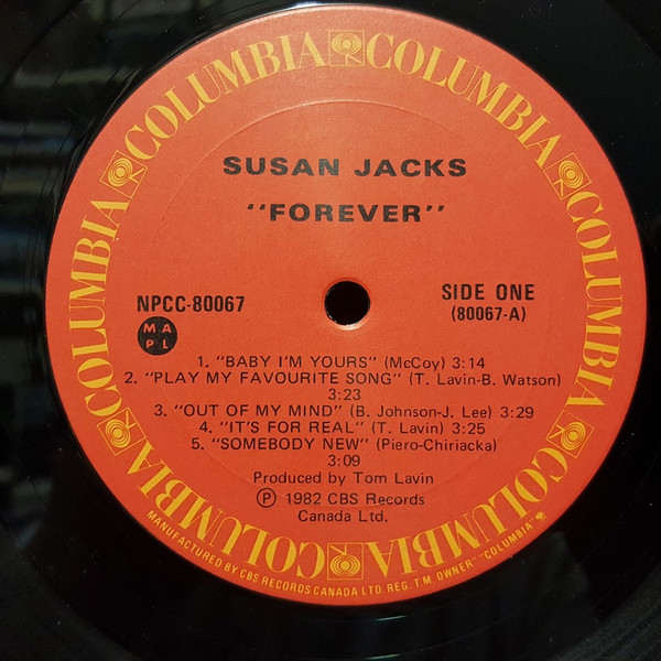 Susan Jacks - Forever | Columbia (NPCC-80067) - 3 Susan Jacks - Forever | Columbia (NPCC-80067) - 3
