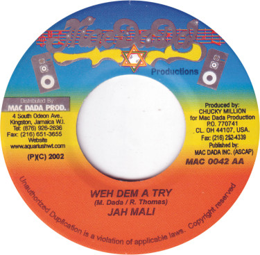 Singing Melody / Jahmali - Always Missing You / Weh Dem A Try | Mac Dada Productions (MAC 0042) - 2