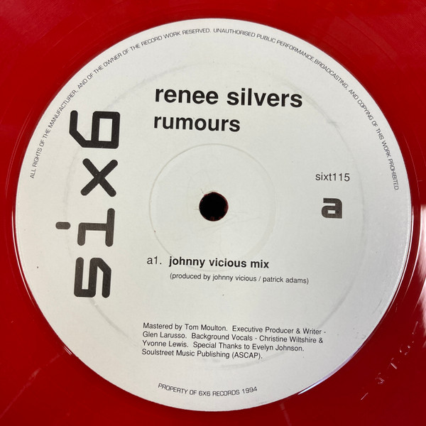Renee Silvers - Rumours | 6 x 6 Records (SIXT 115)