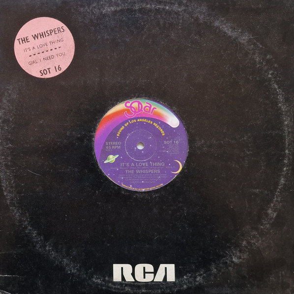 The Whispers - It's A Love Thing | Solar (SOT 16) - main