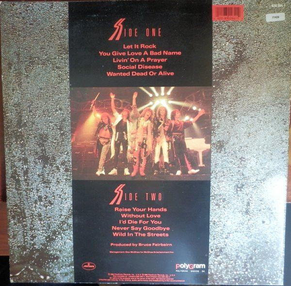 Bon Jovi - Slippery When Wet | Mercury (830 264-1) - 2