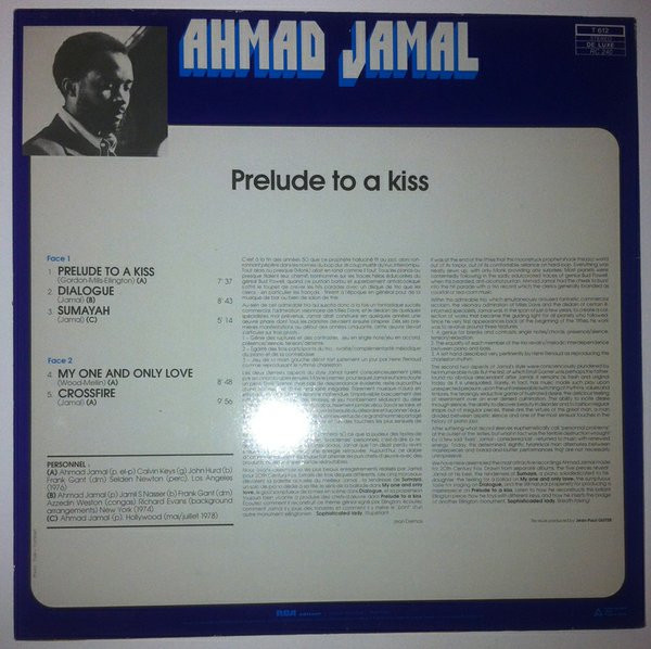Ahmad Jamal - Prelude To A Kiss | 20th Century Fox Records (T 612) - 2