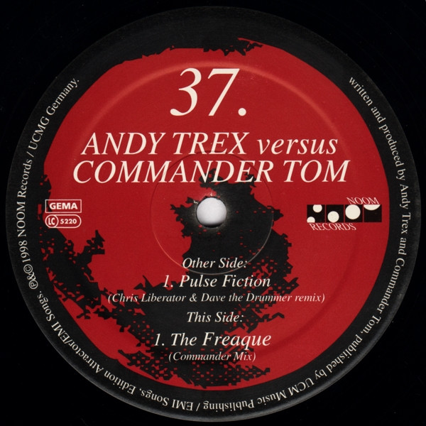 Andy Trex Versus Commander Tom - Pulse Fiction | Noom Records (NOOM037-6)