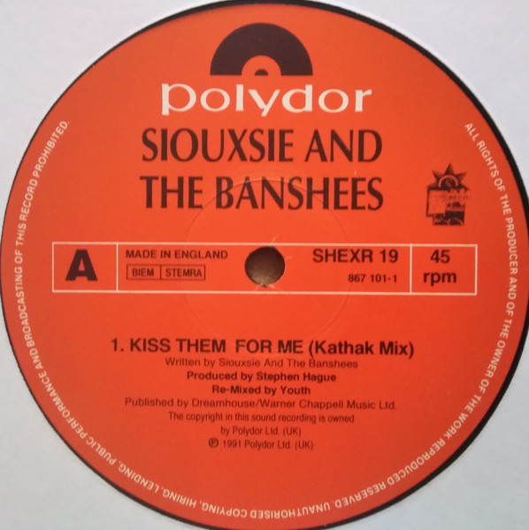 Siouxsie & The Banshees - Kiss Them For Me (Kathak Mix) | Wonderland (SHEXR 19) - 3