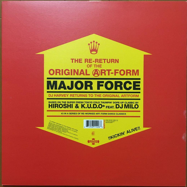 Major Force - The Re-Return Of The Original Art-Form  (DJ Harvey Returns To The Original Artform) | Mo Wax (MWR142)