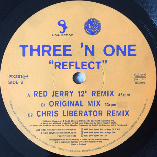 Three 'N One - Reflect | FFRR (FX301) - 3