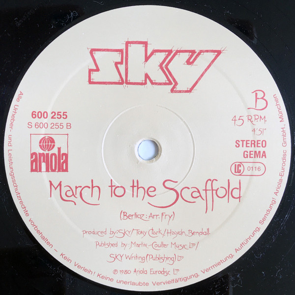 Sky - Dies Irae | Ariola (600 255) Sky - Dies Irae | Ariola (600 255)