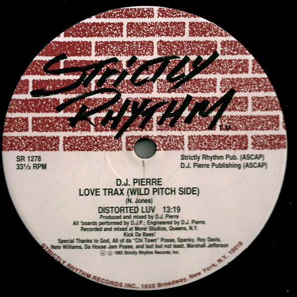 DJ Pierre - Love Trax | Strictly Rhythm (SR 1278) - 2