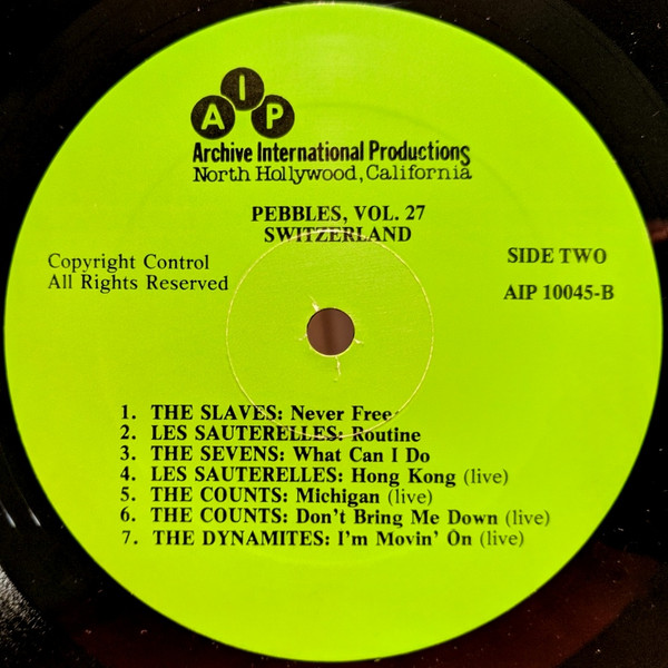 Various - Pebbles Vol. 27 (The Continent Lashes Back! Part 9: Switzerland) | AIP Records (AIP 10045) - 4
