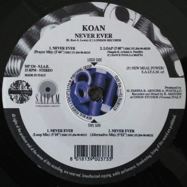 Koan - Never Ever | New Meal Power (MP 134)