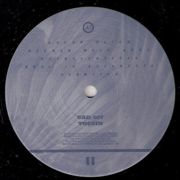 X Mal Deutschland - Tocsin | 4AD (CAD 407) - 4