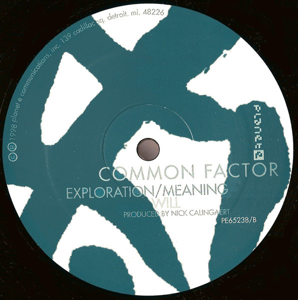 Common Factor - Common Factor EP | Planet E (PE65238)