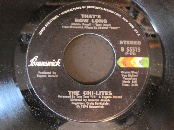The Chi-Lites - Toby | Brunswick (B 55515) - 2