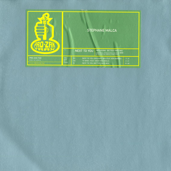 Stephane Malca - Next To You | Pro-Zak Trax (19904)