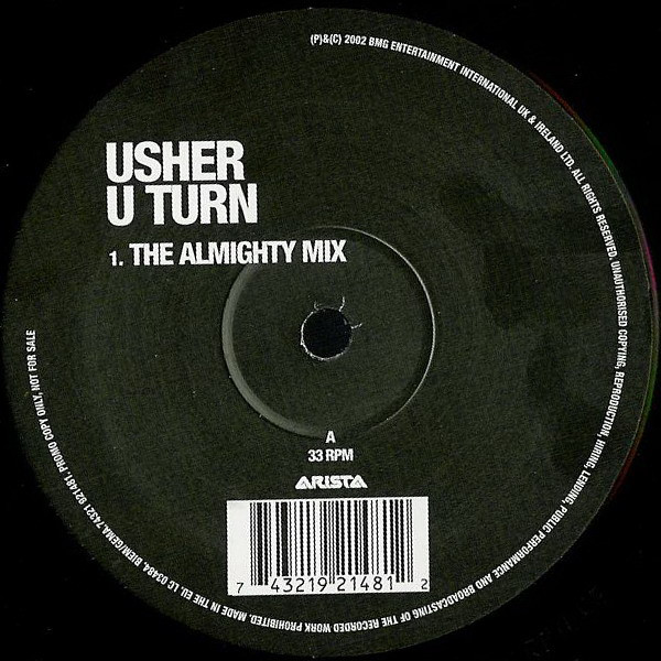 Usher - U Turn | Arista (74321 921481) - main
