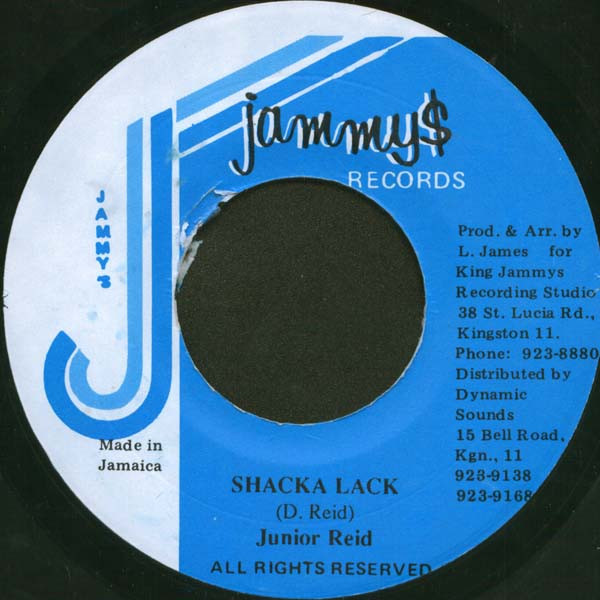 Junior Reid - Shacka Lack | Jammy's Records (none) - main Junior Reid - Shacka Lack | Jammy's Records (none) - main
