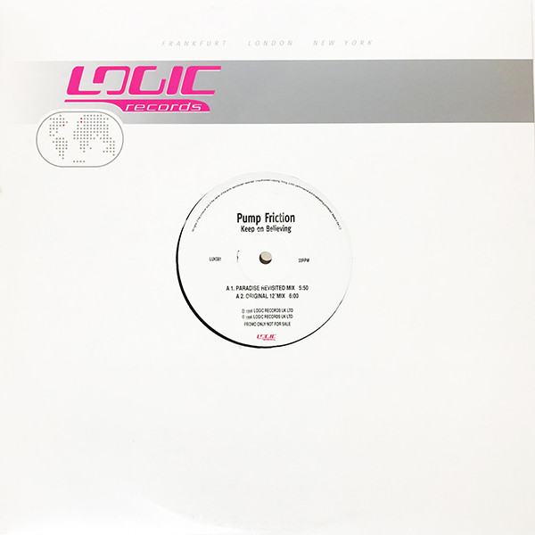 Pump Friction - Keep On Believing | Logic Records (LUK081) - 3