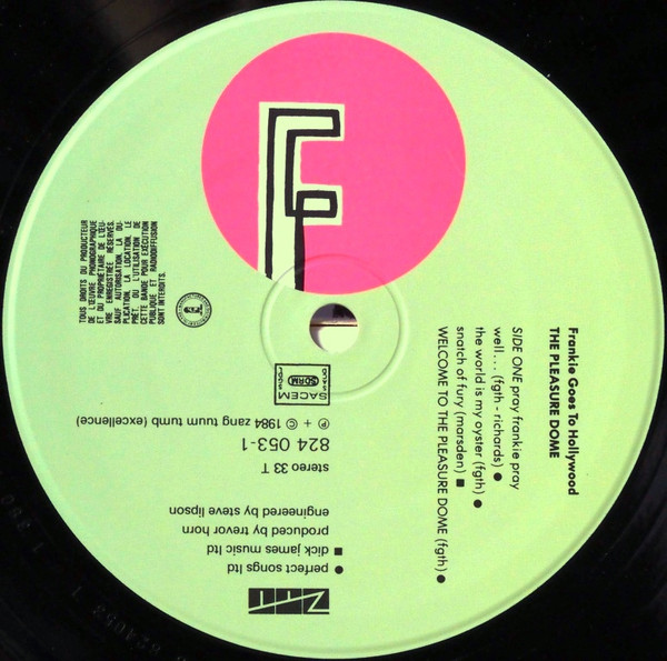 Frankie Goes To Hollywood - Welcome To The Pleasuredome | Island Records (824 052-1) - 5