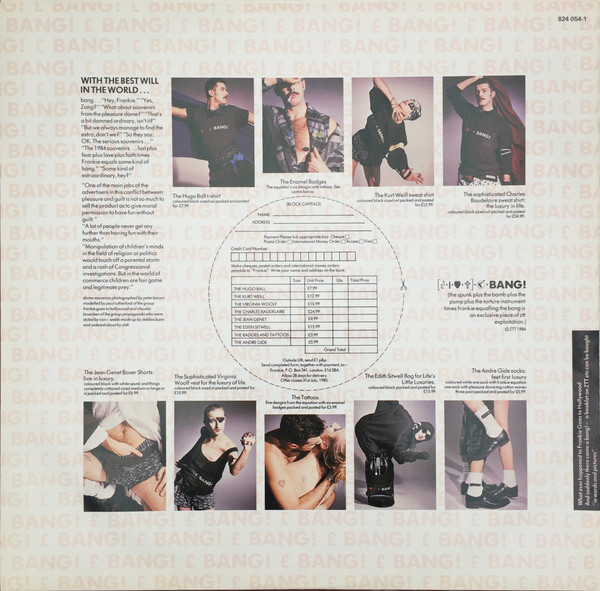 Frankie Goes To Hollywood - Welcome To The Pleasuredome | Island Records (824 052-1) - 12