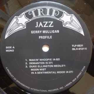 Gerry Mulligan - Profile 1955 | TRIP (TLP 5531) - 3