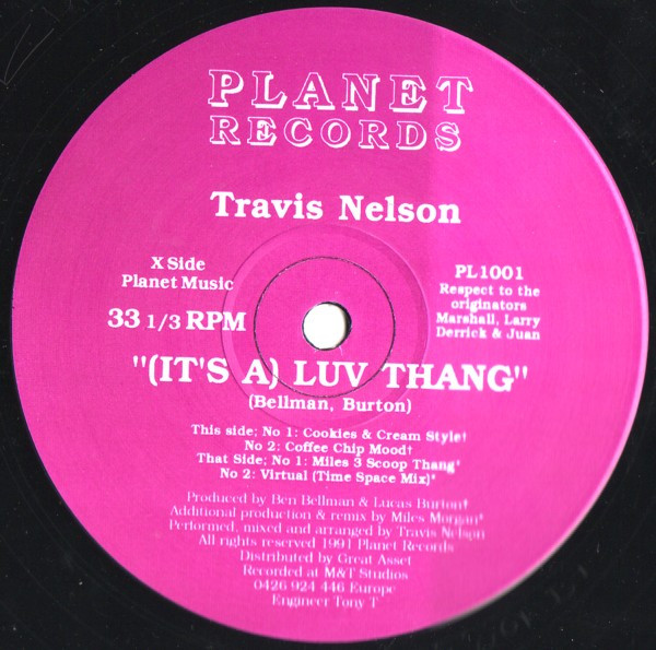 Travis Nelson - (It's A) Luv Thang | Planet Records (PL 1001)