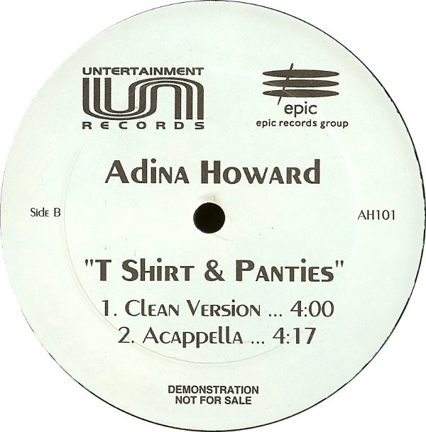 Adina Howard - T Shirt & Panties | Untertainment Records (AH101)