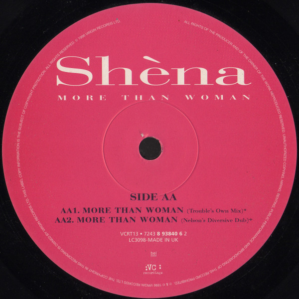 Shena - More Than Woman | VC Recordings (VCRT13) - 4