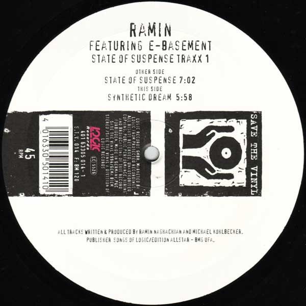 Ramin Featuring E-Basement - State Of Suspense Traxx 1 | Save The Vinyl (S.T.V .014)