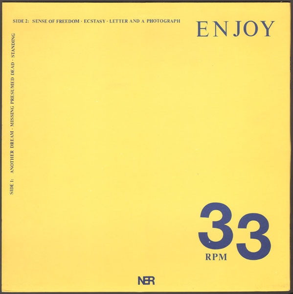 Joy Of Life - Enjoy | New European Recordings (BAD VC 62) - 2
