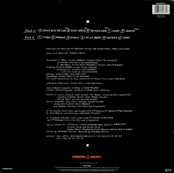 Roger Milla - Saga Africa | Columbia (COL 468277 1) - 2