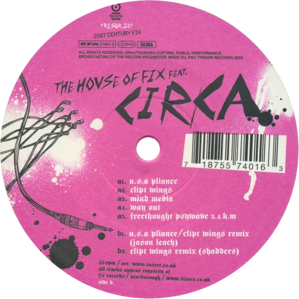 The House Of Fix - 21st Century Fix | Tresor (Tresor 201)