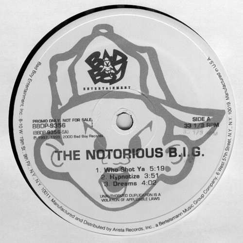 Notorious B.I.G. / Craig Mack - Who Shot Ya / Flava In Ya Ear (Remix) | Bad Boy Entertainment (BBDP-9356) - main