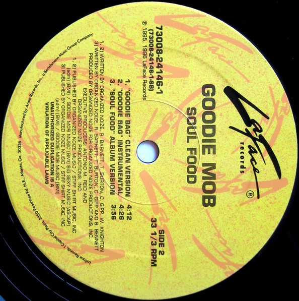 Goodie Mob - Soul Food | LaFace Records (73008-24146-1) - 2