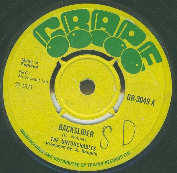 Untouchables / G.G. Allstars - Backslider/Mosquito Dub | Grape (GR 3049) - main Untouchables / G.G. Allstars - Backslider/Mosquito Dub | Grape (GR 3049) - main