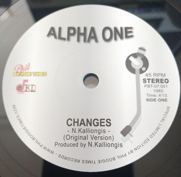 Alpha I - Changes | Phil Boogie Times (PBT-07.001) - 2